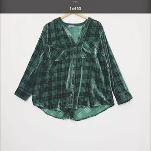 Democracy velvet burnout top Sz 1x